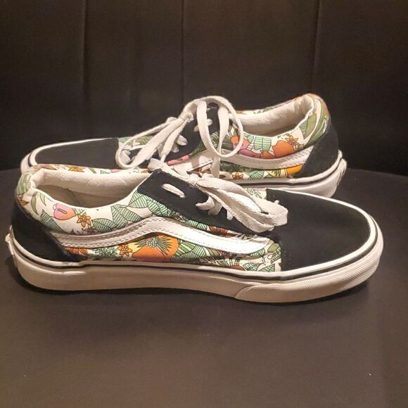 VANS Off The Wall GARDEN FLORAL Flower Skate - Size 6.5 - Picture 4 of 10